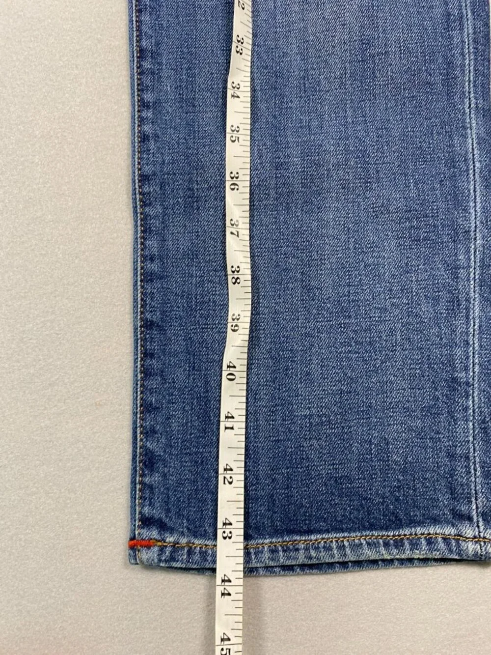 True Religion Manchester United Mens Blue Straight-Leg Denim Jeans 34 Embroidere
